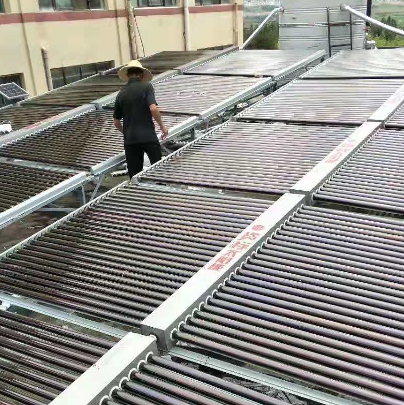 贵州1000管太阳能工程管 +  2台10P空气能安装