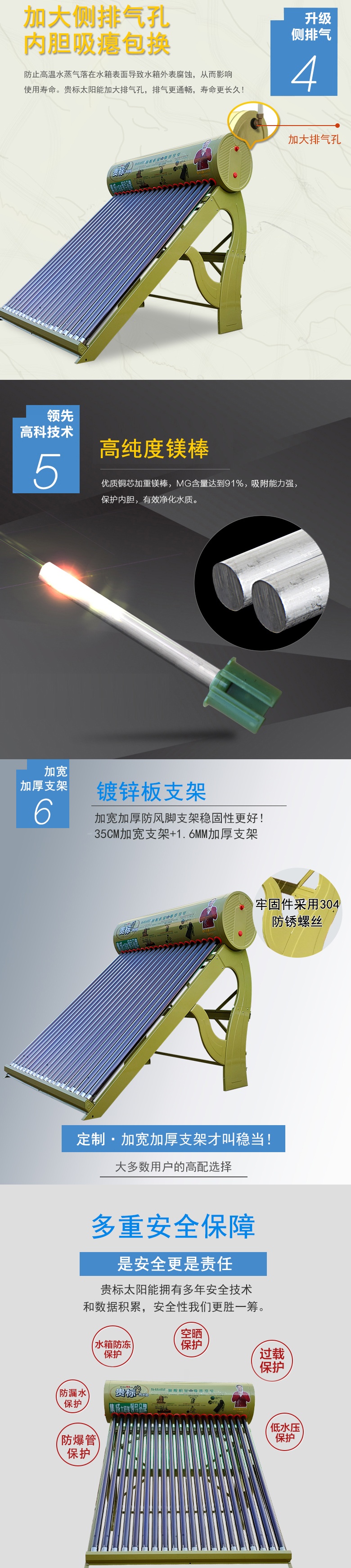 集成太阳能金霸王支架