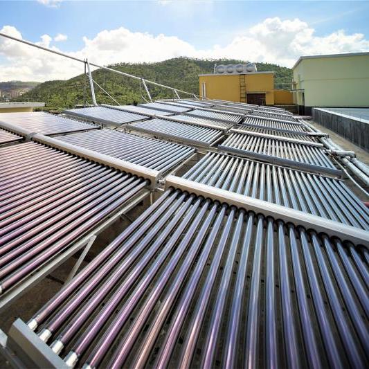 马龙工业园区集成太阳能热水工程项目案例