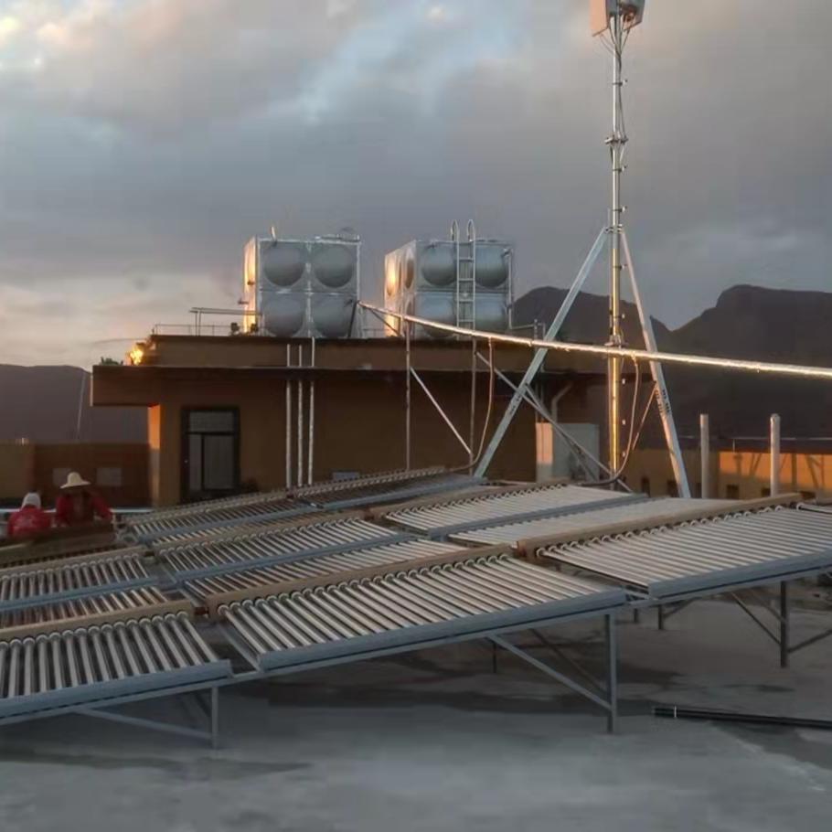 贵标集成太阳能热水系统安宁揽月泡池项目